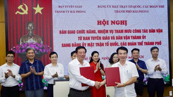 Đổi mới mạnh mẽ hơn nữa cách nghĩ, cách làm dân vận tại Hải Phòng