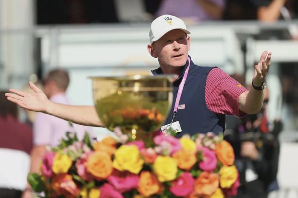 Đội trưởng tuyển golf Mỹ phát biểu sau ngôi vô địch Presidents Cup 2026
