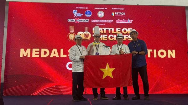 Đội tuyển đầu bếp Hà Nội giành huy chương vàng cuộc thi nấu ăn quốc tế