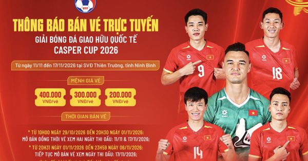 Đội tuyển Việt Nam quyết nâng hạng FIFA: Vé xem đấu Đài Loan và Kyrgyzstan bán trực tuyến giá rất mềm