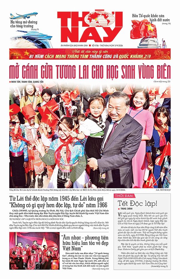 Đón đọc Thời Nay số 1736, phát hành thứ năm, ngày 3/9