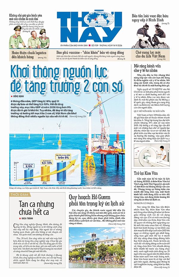 Đón đọc Thời Nay số 1739, phát hành thứ hai, ngày 14/9