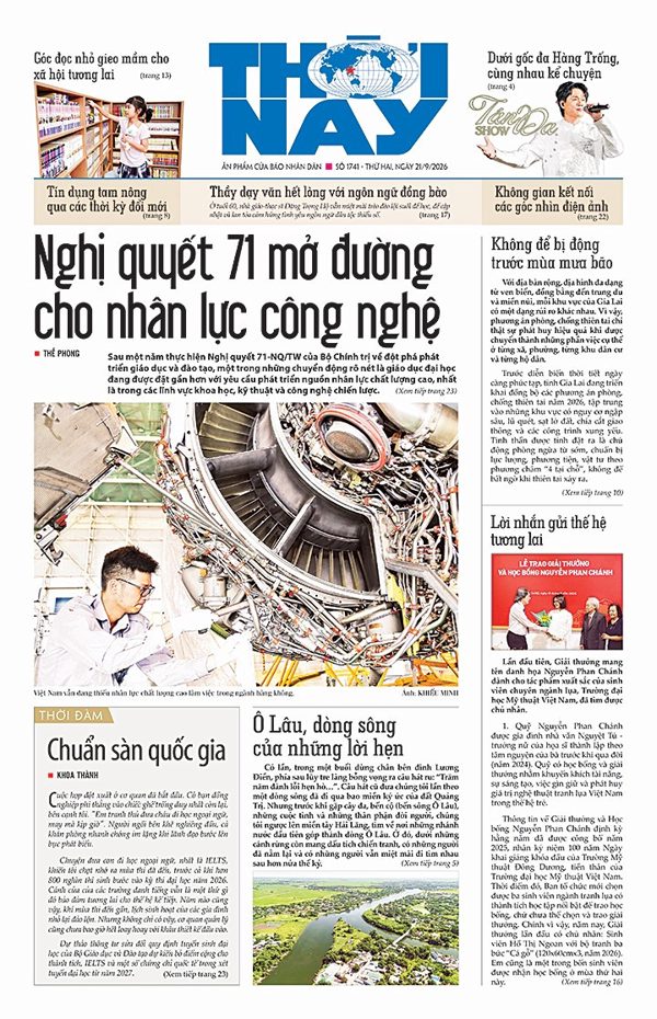 Đón đọc Thời Nay số 1741, phát hành thứ hai, ngày 21/9