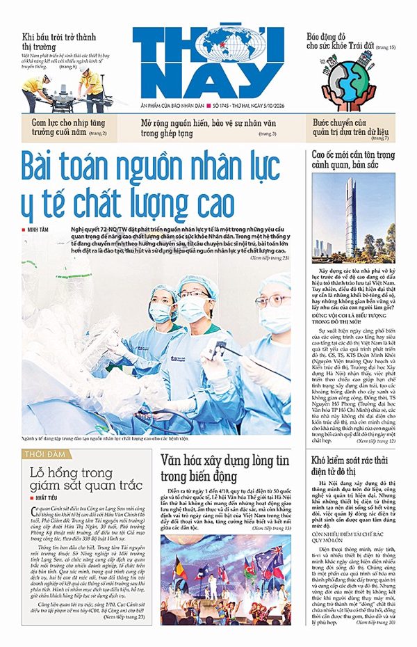 Đón đọc Thời Nay số 1745, phát hành thứ hai, ngày 5/10