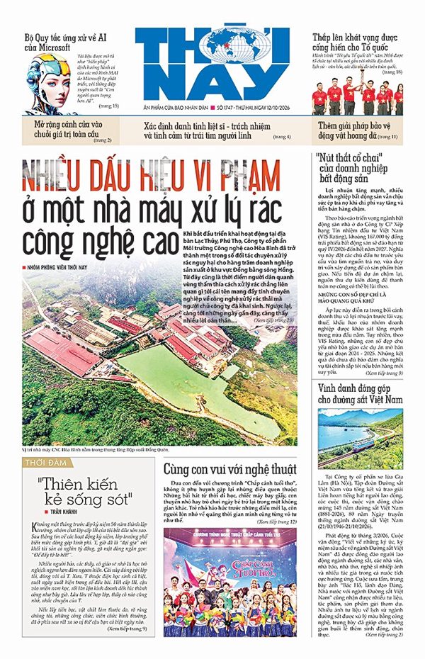 Đón đọc Thời Nay số 1747, phát hành thứ hai, ngày 12/10