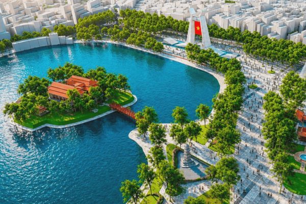 Đơn vị tư vấn nói về đề xuất công trình "Khải hoàn môn" gần hồ Hoàn Kiếm