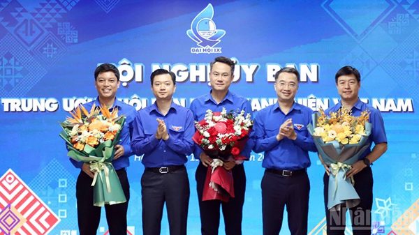 Đồng chí Nguyễn Kim Quy làm Chủ tịch Hội Liên hiệp Thanh niên Việt Nam khóa IX