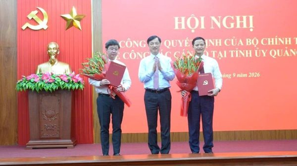 Đồng chí Vương Quốc Tuấn giữ chức Bí thư Tỉnh ủy Quảng Trị