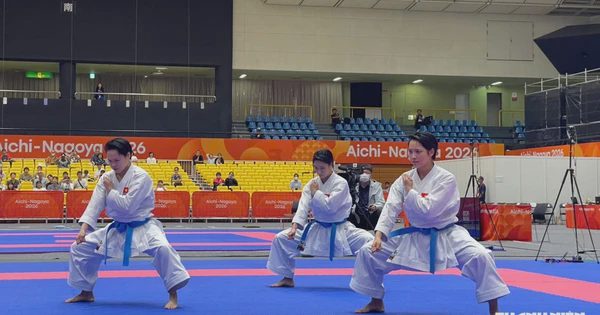 Đồng đội nữ kata Việt Nam tái lập kỳ tích HCV ASIAD