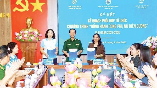 Đồng hành cùng phụ nữ biên cương