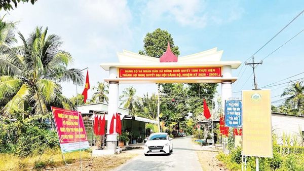 Đồng Khởi xây dựng nông thôn mới