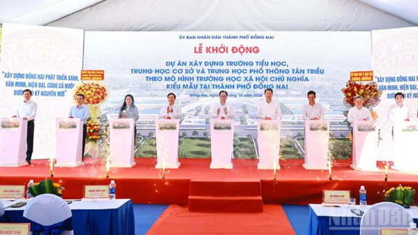 Đồng Nai khởi động dự án xây dựng trường học xã hội chủ nghĩa kiểu mẫu
