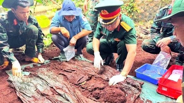 Đồng Nai: Phát hiện thêm hai phần mộ liệt sĩ tại ấp Lộc Tâm