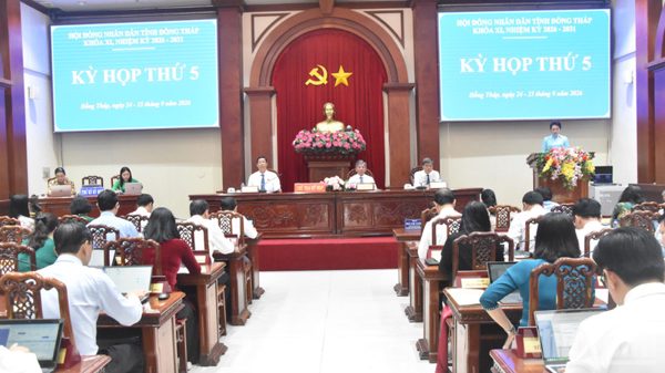 Đồng Tháp tổ chức kỳ họp xem xét nhiều nội dung quan trọng