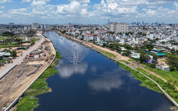 Dự án cải tạo kênh Tham Lương ngang qua 17 phường xã TP.HCM tiến độ ra sao?