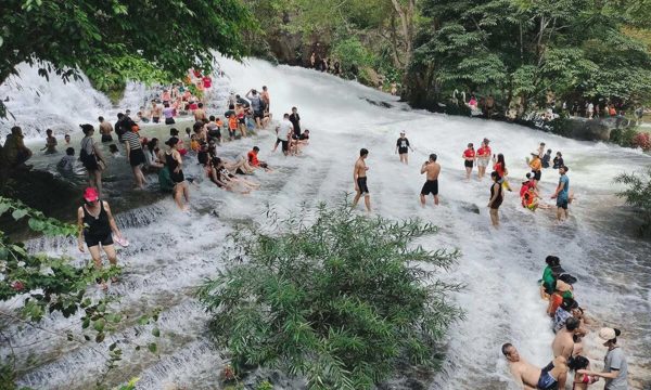 Du khách tử vong khi cứu con tại thác Tiên Nữ ở Lạng Sơn