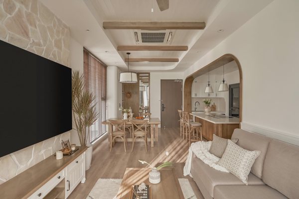 Đưa không khí nhà đồng quê vào căn hộ 80 m2