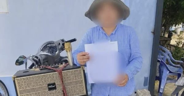 Dùng loa phát nhạc đòi nợ 100 triệu đồng, người phụ nữ bị mời làm việc