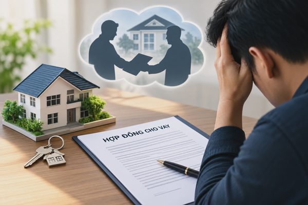 Được sang tên nhà đất để bảo đảm khoản vay, chủ nợ vẫn lo mất 3 tỷ đồng