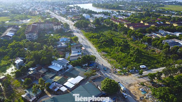 Đường hơn 213 tỷ ở Huế khởi công hơn năm, mới 2 hộ bàn giao mặt bằng