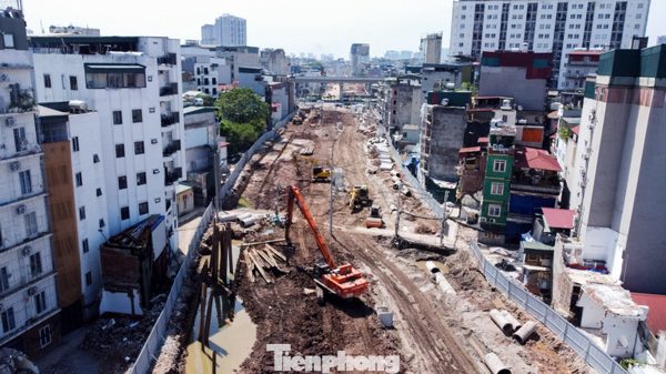 Đường Vành đai 2,5 thi công xuyên lễ, xuyên ngày đêm