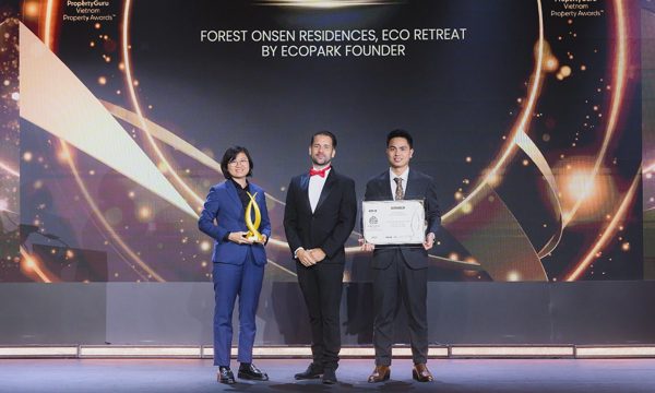 Ecopark nhận ba giải thưởng về kiến trúc, không gian sống