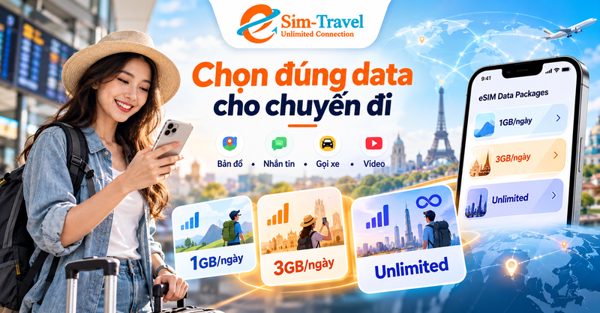 eSIM thay đổi cách du khách kết nối Internet khi ra nước ngoài