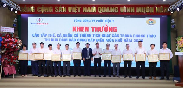 EVNGENCO2 tổng kết công tác đảm bảo cung ứng điện mùa khô 2026