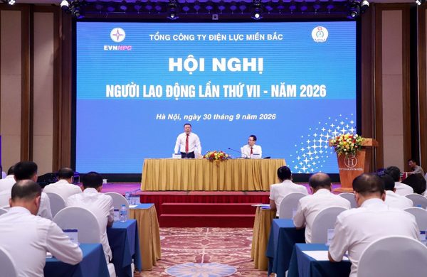 EVNNPC tổ chức Hội nghị đại biểu Người lao động lần thứ VII năm 2026