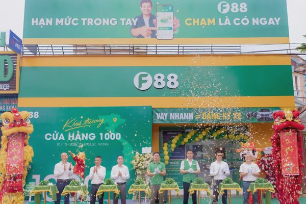 F88 khai trương cửa hàng thứ 1.000, đánh dấu cột mốc mới về quy mô mạng lưới