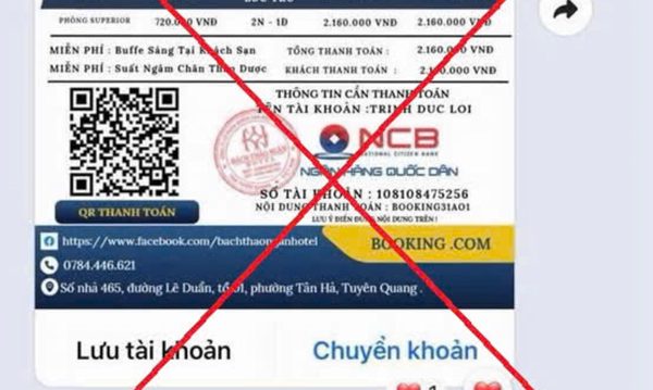 Fanpage giả mạo khách sạn giăng bẫy lừa tiền cọc du khách dự Lễ hội Thành Tuyên