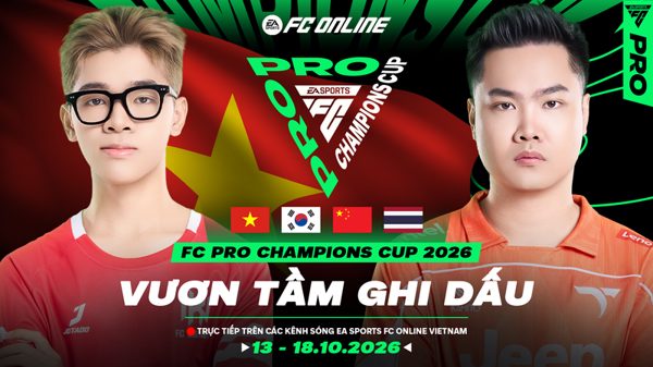 FC Pro Champions Cup 2026: Hai đại diện Việt Nam sẵn sàng vươn tầm, ghi dấu trên đấu trường quốc tế