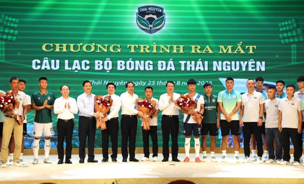FC Thái Nguyên ra mắt, tham vọng thi đấu ở V-League và vô địch sau 5 năm