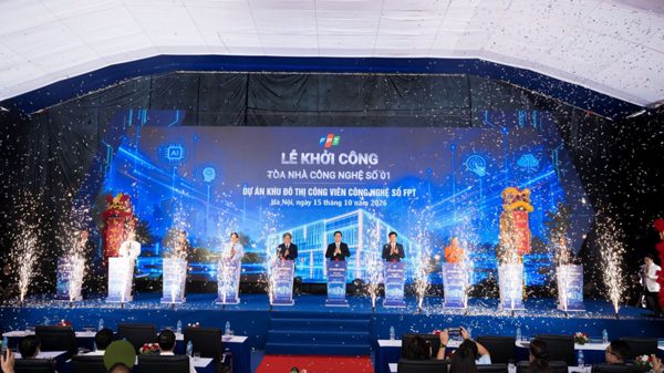 FPT khởi công Tòa nhà Công nghệ số đầu tiên trị giá hơn 1.311 tỷ đồng tại Hà Nội