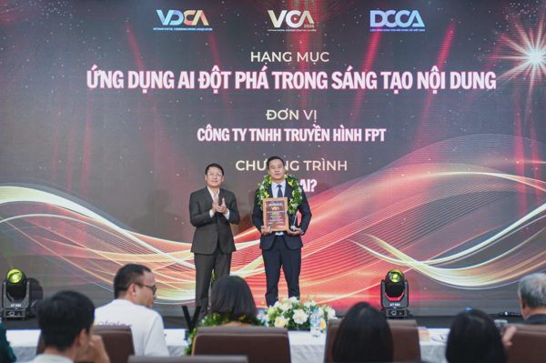 FPT Play được vinh danh tại Giải thưởng Sáng tạo Nội dung số Việt Nam 2026