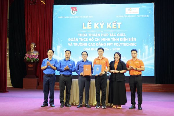 FPT Polytechnic và Tỉnh đoàn Điện Biên ký kết hợp tác: Khơi dậy khát vọng công nghệ, khẳng định sứ mệnh phụng sự