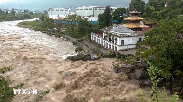 Gần 300.000 người tại Nepal có nguy cơ gặp rủi ro do lũ lụt