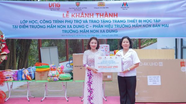 Gần 4 tỷ đồng hỗ trợ cải thiện điều kiện học tập tại vùng cao Điện Biên