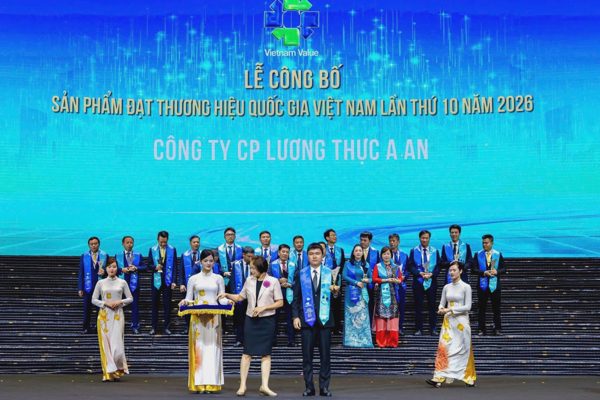 Gạo Aan lần thứ 3 liên tiếp đạt Thương hiệu quốc gia Việt Nam