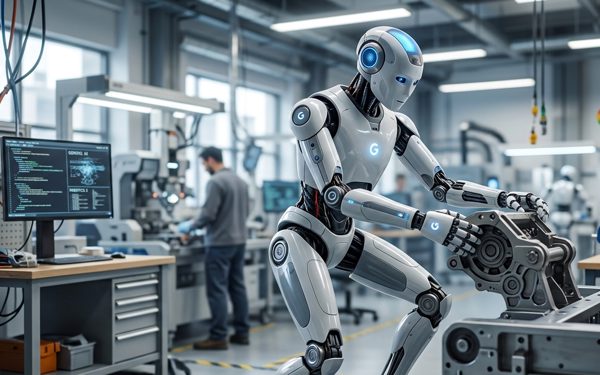 Gemini Robotics 2: AI giúp robot 'nghĩ', đi, cúi, nhặt đồ như con người