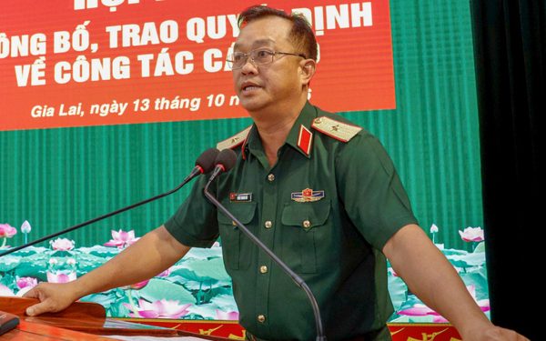 Gia Lai: 115 cán bộ quân sự cấp xã không phải người địa phương