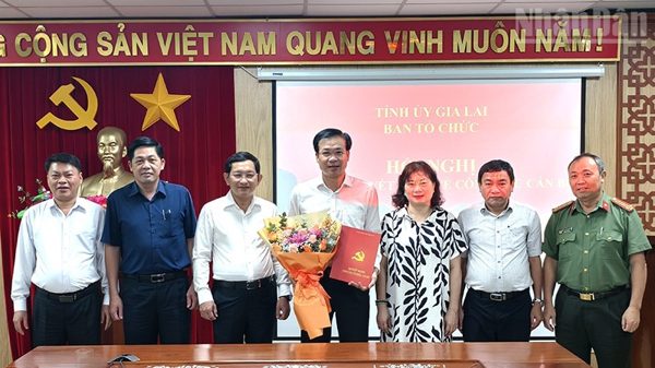 Gia Lai bổ nhiệm tân Phó Trưởng Ban Tổ chức Tỉnh ủy Gia Lai