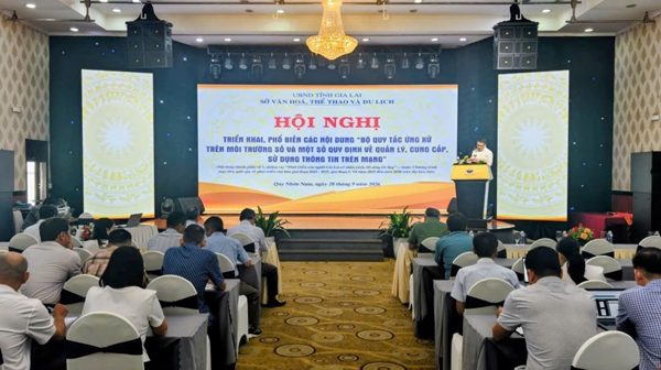 Gia Lai phổ biến Bộ Quy tắc ứng xử văn hóa trên môi trường số