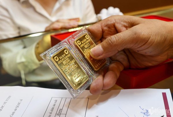 Giá vàng trong nước sáng nay giảm 1,1 triệu đồng mỗi lượng