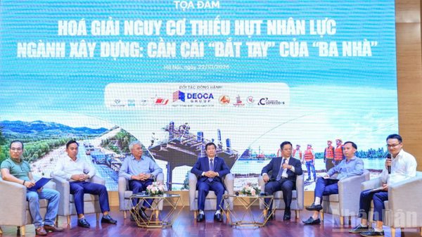 Giải “bài toán” khan nhân lực ngành xây dựng