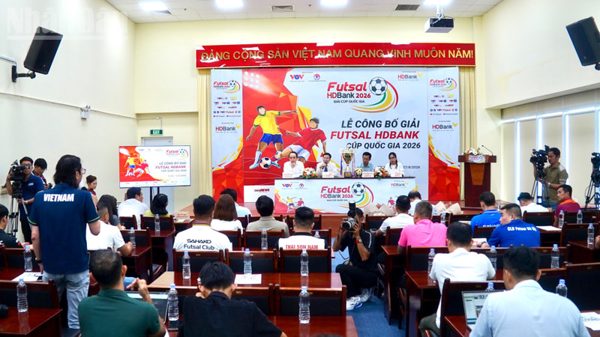 Giải Futsal HDBank cúp quốc gia 2026 diễn ra tại Thành phố Hồ Chí Minh
