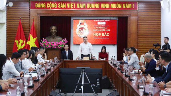 Giải Pickleball Văn hóa Việt 2026 kết nối thể thao và văn hóa