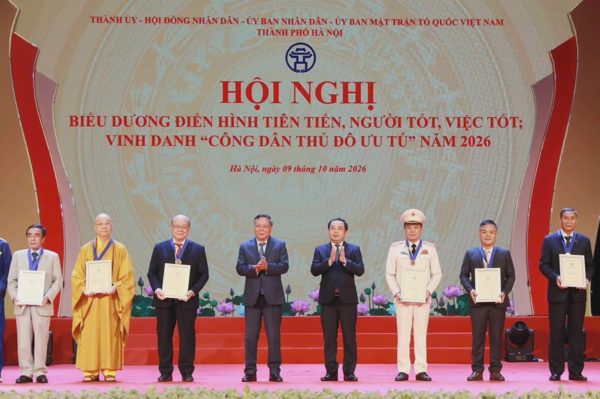 Giám đốc Công an Hà Nội Nguyễn Thanh Tùng là Công dân Thủ đô ưu tú năm 2026