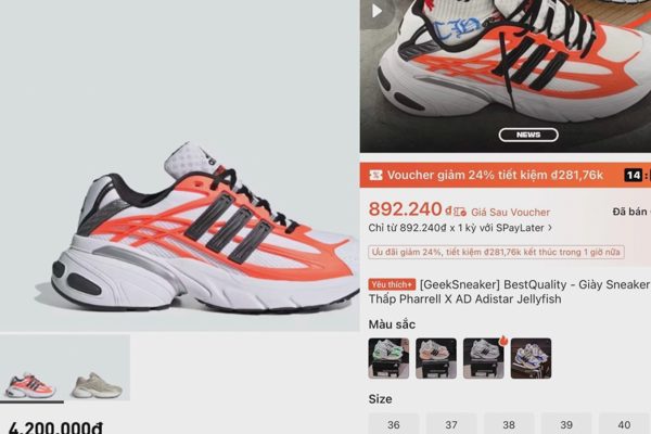 Giày Nike, Adidas “sale sốc”: Làm sao phân biệt hàng giả?