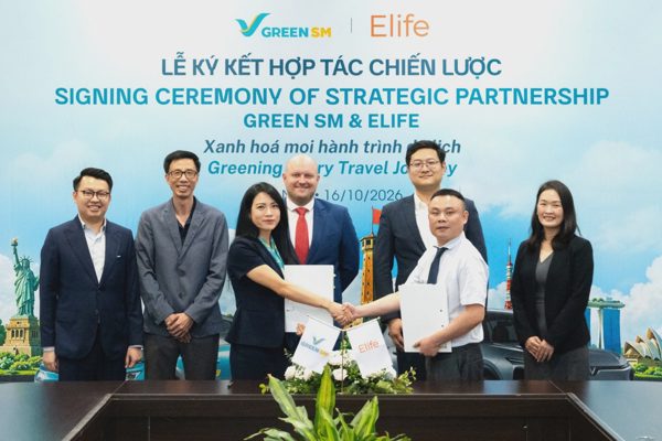 Green SM và Elife hợp tác thúc đẩy giao thông xanh trong lĩnh vực du lịch